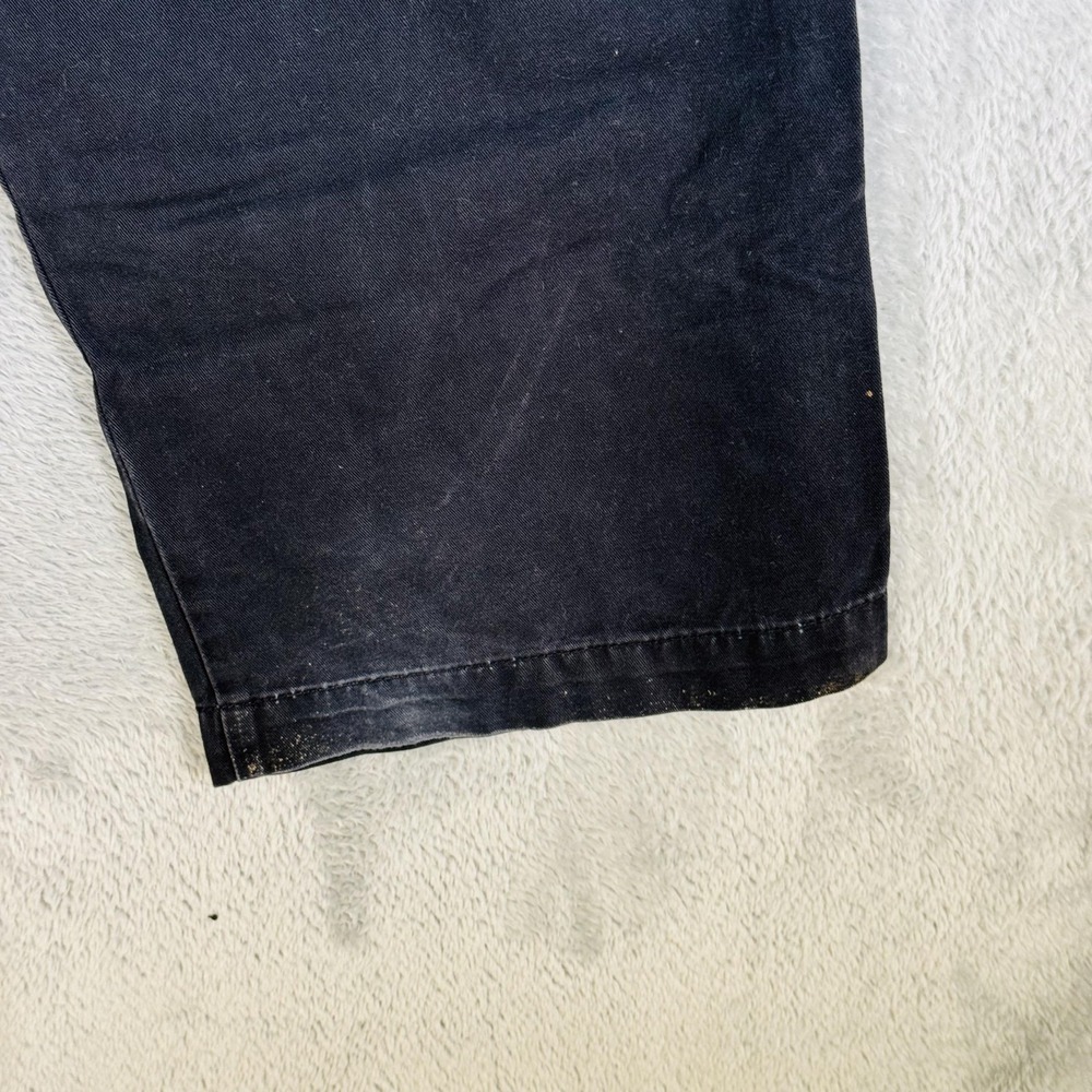 Harley-Davidson Jeans Mens 34x28 Black Dark Wash Straight Relaxed Denim Zip Fly - Picture 9 of 15